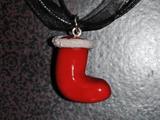 Pendentif botte de noel