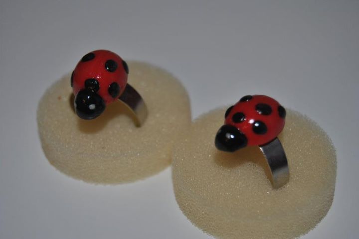 Bague coccinelle