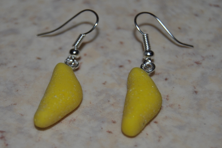 Boucles d’oreilles bonbon banane