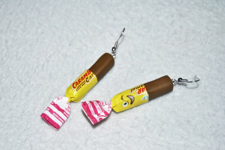 Boucles d'oreilles Car'en'bar Caramel