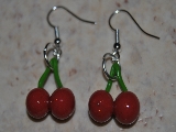 Boucles d’oreilles cerises