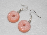 Boucles d'oreilles Donuts au sucre