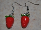 Boucles d’oreilles Fraises
