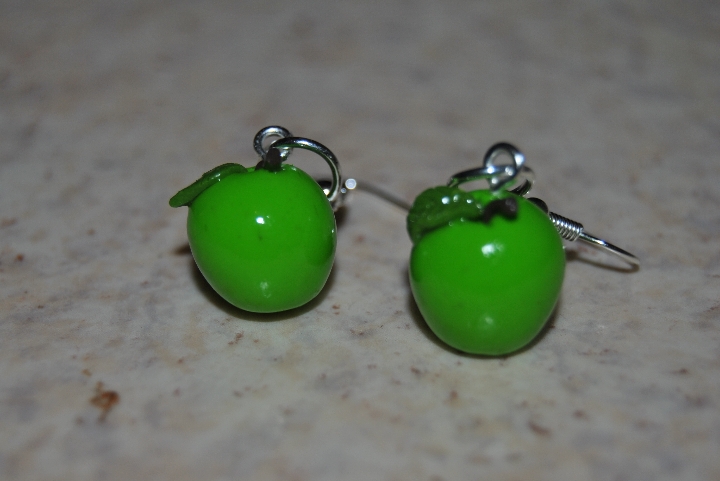 Boucles doreilles Pommes