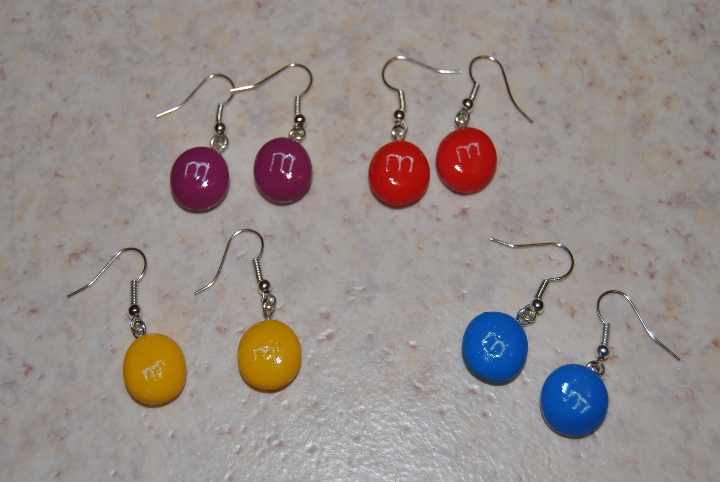 Boucles d'oreille M&Ns