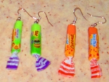 Boucles d'oreilles Carambar