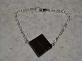 bracelet carré de chocolat